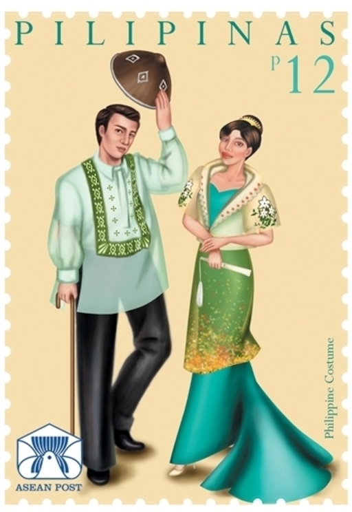 菲律宾8月8日发行2019东盟邮票主题:服装邮票