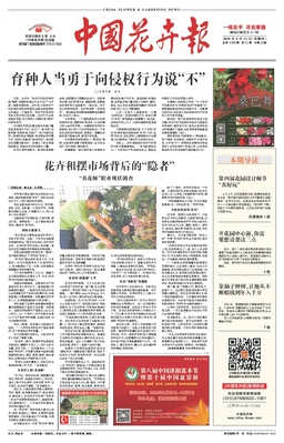 中国花卉报年8月第4102期 期刊